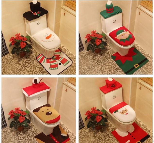 Christmas Toilet Cover (Set of 3)