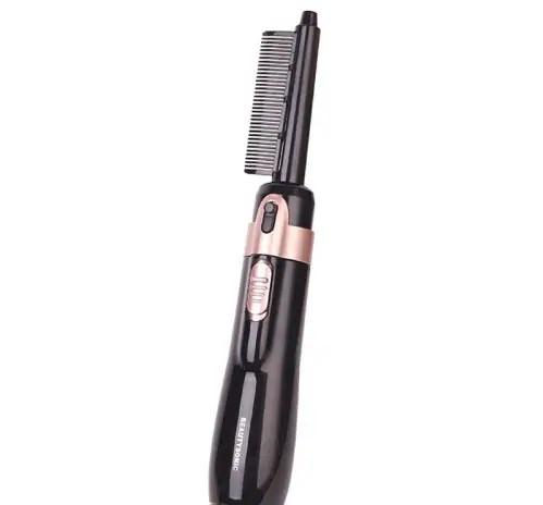 4 in 1 Hairdressing Hot Air Paddle Negative Ion Curling Rod with Hair Dryer Function