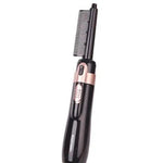 4 in 1 Hairdressing Hot Air Paddle Negative Ion Curling Rod with Hair Dryer Function