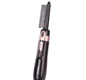 4 in 1 Hairdressing Hot Air Paddle Negative Ion Curling Rod with Hair Dryer Function