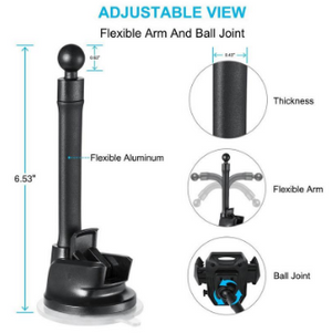 Premium Car Mount Magnetic Dash Windshield Phone Holder