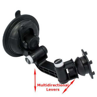 Multi-Angle Rotating Car Mount Windshield Tablet Holder