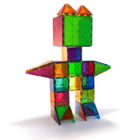 Magnetic Building Block Tiles