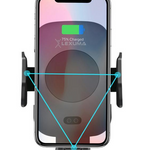 Lexuma Automatic Infrared Sensor Qi Wireless Car Charger Mount