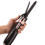 4 in 1 Hairdressing Hot Air Paddle Negative Ion Curling Rod with Hair Dryer Function