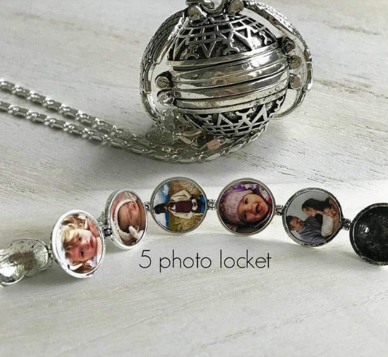 Expanding Photo Locket Necklace