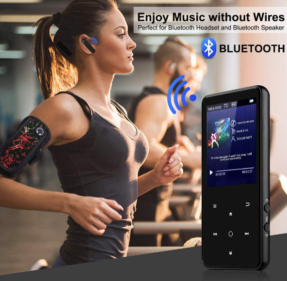 Portable Bluetooth MP3 Player with 2.4" Large Screen