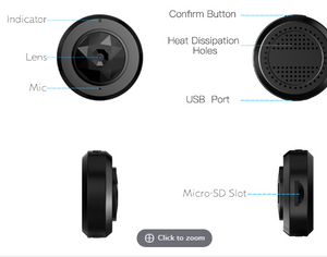 Magnetic Mini WIFI Camera With Smartphone App and Night Vision