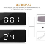 Digital LED Alarm Clock