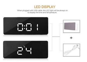 Digital LED Alarm Clock