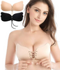 Backless Sticky Bra - Strapless Push Up Self Adhesive Invisible Perfect Sculpt Stick On Bras for Women