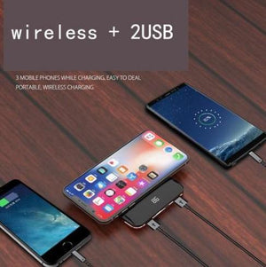 Qi Wireless Portable Power Bank 8000mAh Power Bank