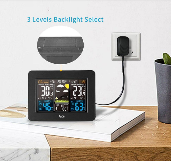 Personal Home Weather Station Center Wireless Indoor Outdoor Use