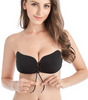 Backless Sticky Bra - Strapless Push Up Self Adhesive Invisible Perfect Sculpt Stick On Bras for Women