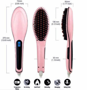 3-IN-1 Hair Straightening Brush