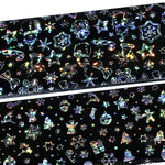 Christmas Holographic Laser Nails Sticker