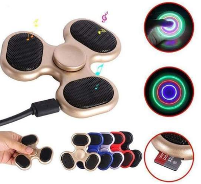 Fidget Spinner with LED/SD Card/Speaker