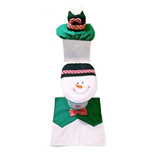 Christmas Toilet Cover (Set of 3)