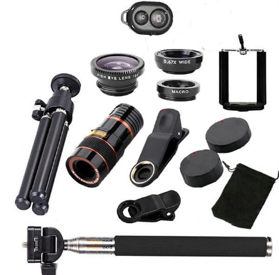 Phone Camera Lens Tripod Kit