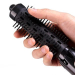 4 in 1 Hairdressing Hot Air Paddle Negative Ion Curling Rod with Hair Dryer Function