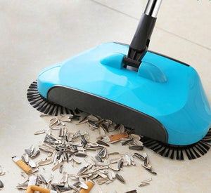 360° Broom Sweeper No Electricity or Batteries Needed!