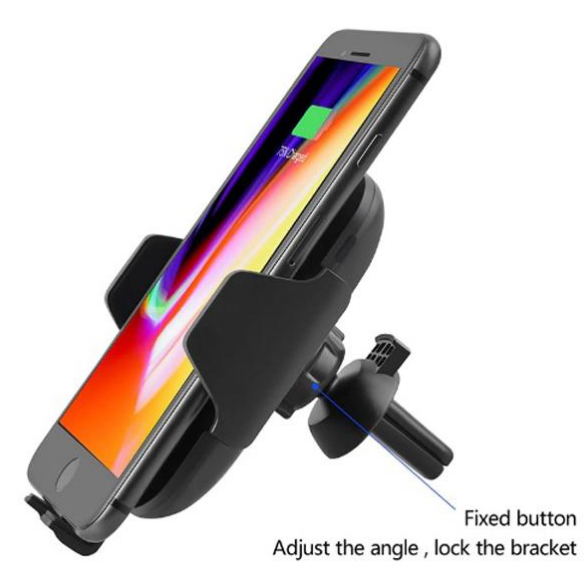 Automatic Infrared Sensor Qi Wireless Car Charger Mount