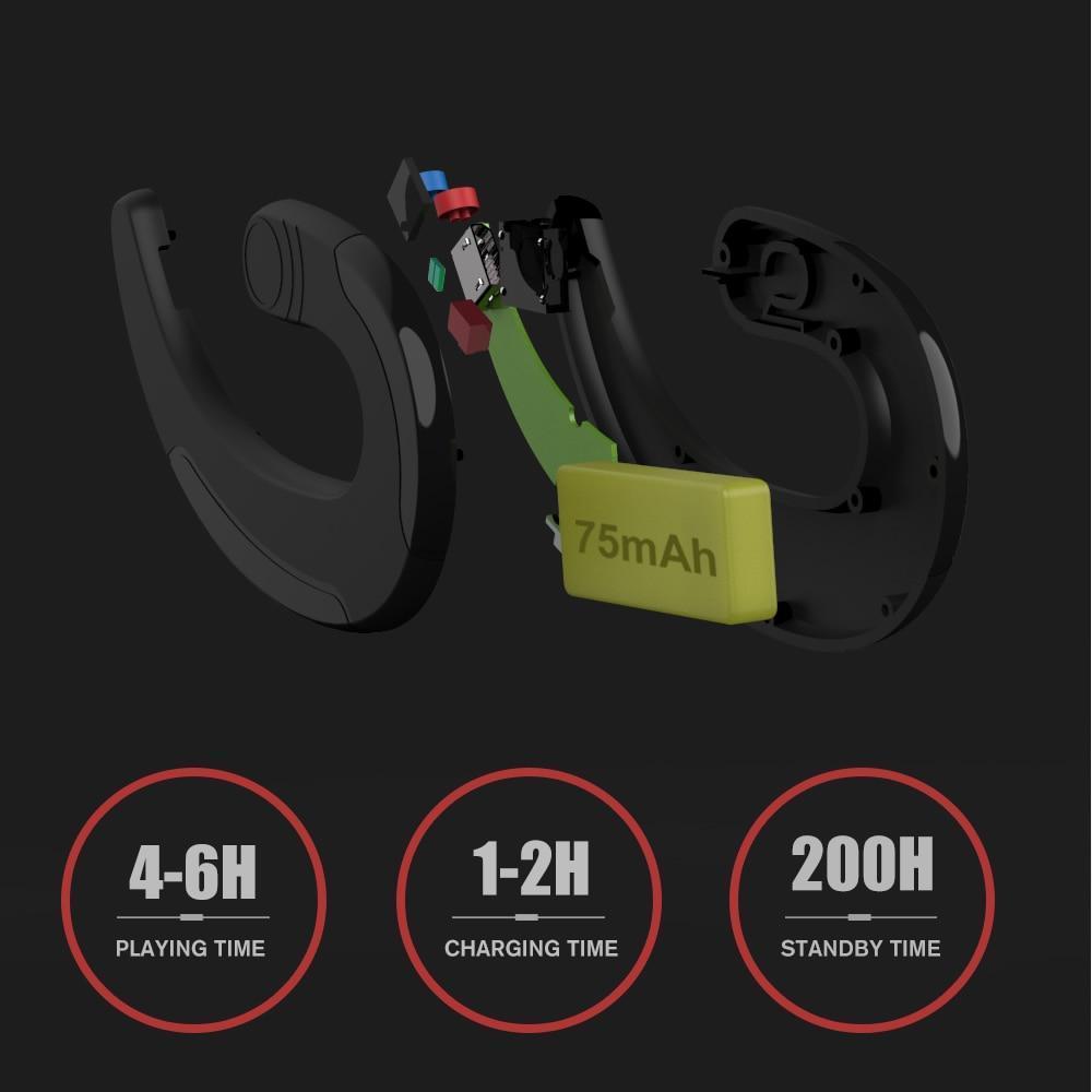 Bone Conduction Bluetooth Earphone With Mic