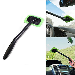 Microfiber Windscreen Reach Shine Pad Long Glass Demister & Car Cloth Cleaner