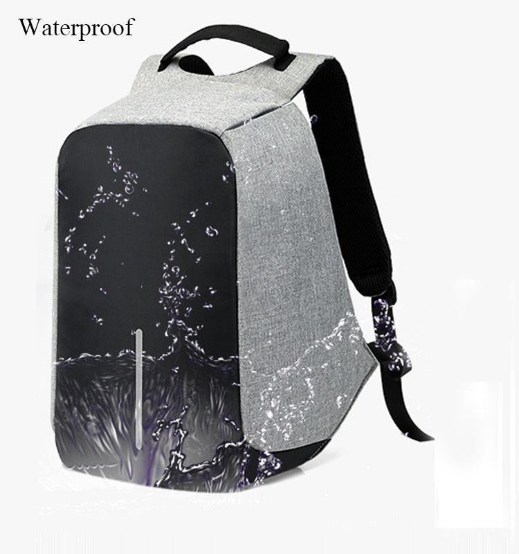 USB Charging Anti Theft Backpack