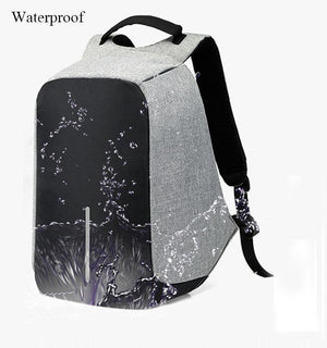 USB Charging Anti Theft Backpack
