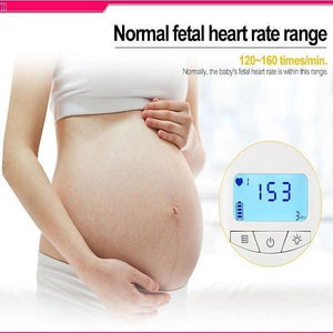 Portable Baby Heartbeat Monitor Pocket Fetal Doppler