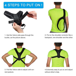 BodyWellness™  Posture Corrector Back Brace  Clavicle Shoulder Support