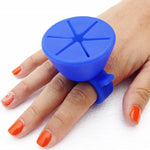 Varnish Polish ring Silicone Wearable Nail Finger Ring | Bottle Holder