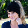 Super Comfy Knit Ponytail Beanie