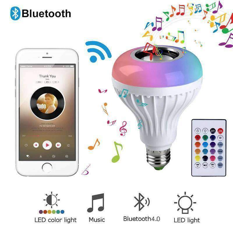 Bluetooth Light Bulb Speaker