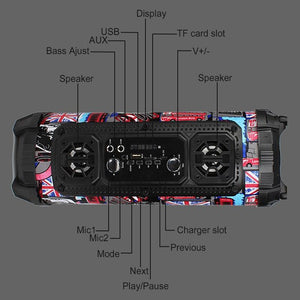 The Boom Barrel Bluetooth Speaker