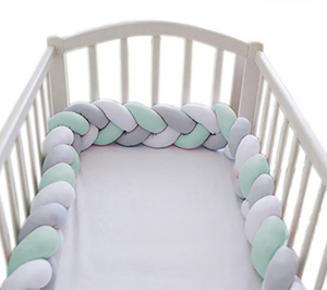 Baby Braided Crib Bumper (200cm)