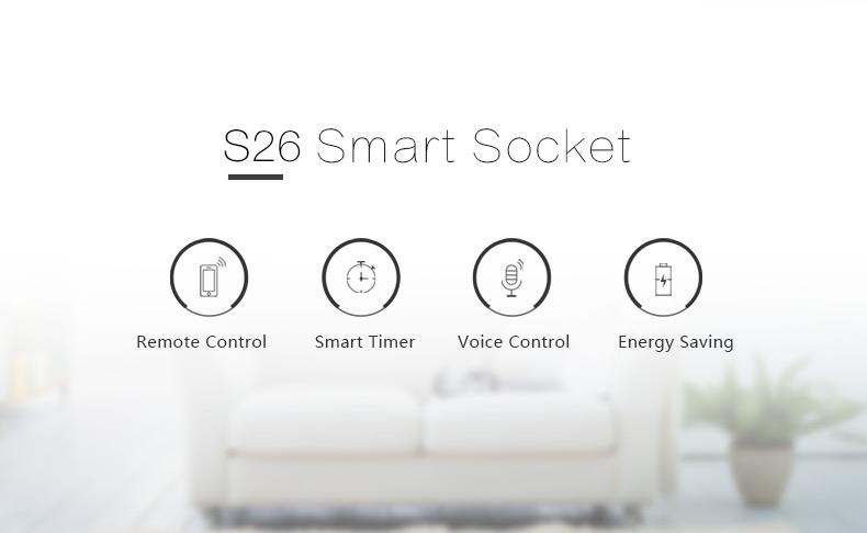 S26 WIFI SMART SOCKET