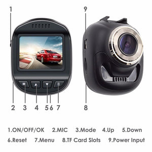 FULL HD 1080P DASH CAM WITH G-SENSOR MOTION DETECTION