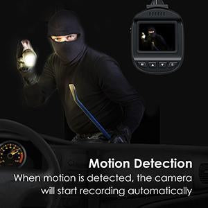 FULL HD 1080P DASH CAM WITH G-SENSOR MOTION DETECTION