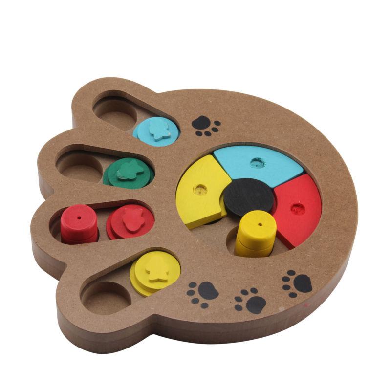 Wooden Paw Puzzle Educational Dog Toys