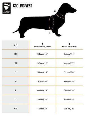 Evaporating Cooling Dog Vest