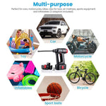 12V CORDLESS TIRE INFLATOR – PORTABLE AUTOMATIC AIR PUMP