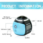Dash Cam 360 WiFi - 4K Panoramic Camera