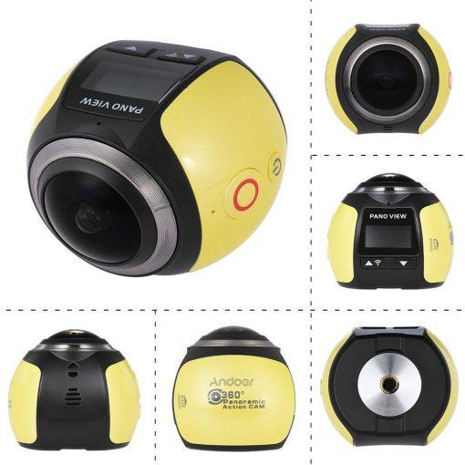 Dash Cam 360 WiFi - 4K Panoramic Camera