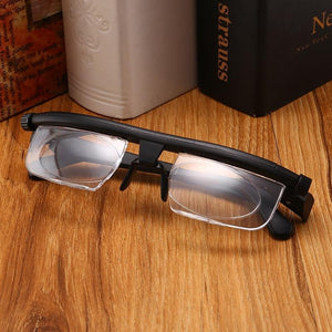 Glasses Adjustable Dial Vision – Zoom Lens Reading Corrector Glasses