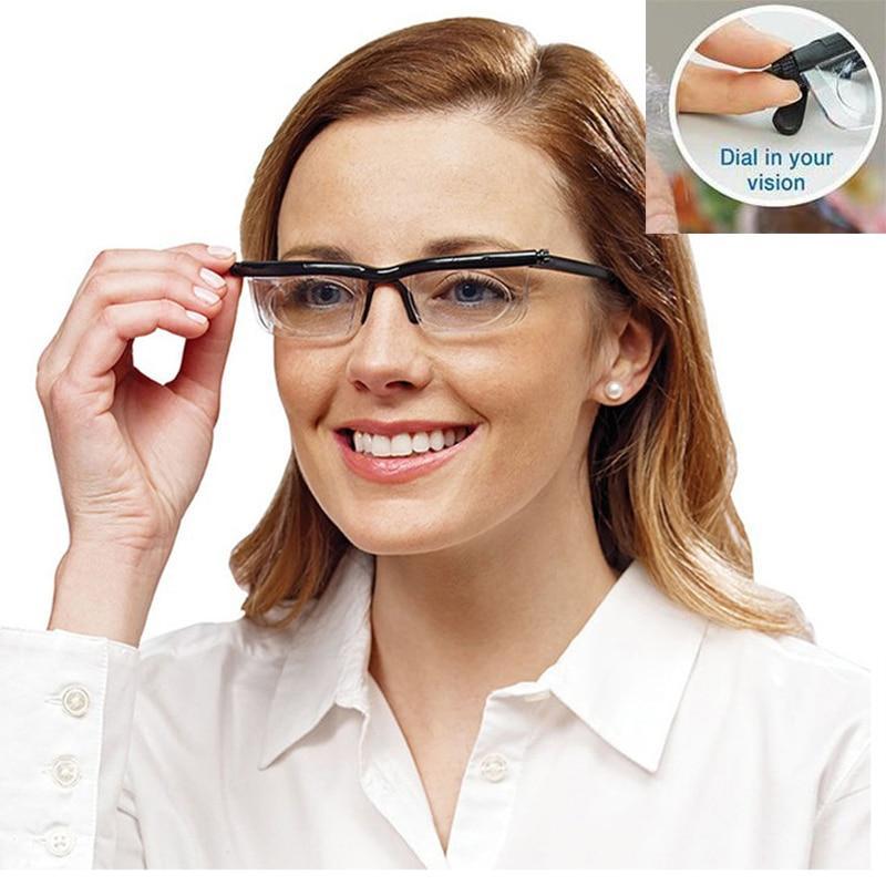 Glasses Adjustable Dial Vision – Zoom Lens Reading Corrector Glasses