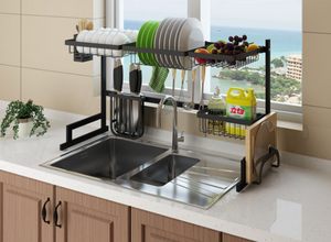 Stainless steel drain rack