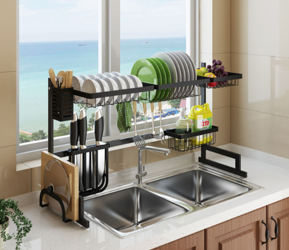 Stainless steel drain rack