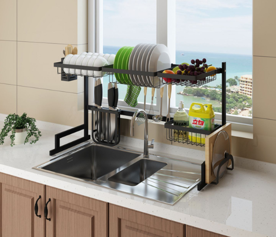Stainless steel drain rack